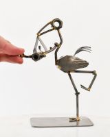 Scale image of scrap metal art sculpture