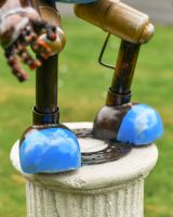 Close up of Stray Robot Legs