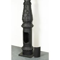 Close-up of the Inspection Chamber on the Lamp Post Close-up of the Inspection Chamber on the Lamp Post