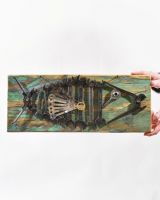 Scale image of Recycled Metal Sturgeon Wall Art Scale image of Recycled Metal Sturgeon Wall Art