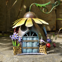 Sunflower Fairy Flower House Ornament