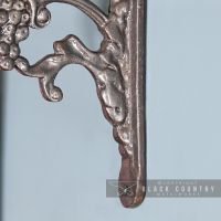 Close-up of the Bottom of the Sunflower Iron Shelf Bracket