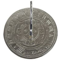 Bright Chrome "Suns Tyne" Mini Sundial - 95mm