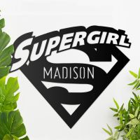"Supergirl" Personalised Wall Art Among Plants in the House "Supergirl" Personalised Wall Art Among Plants in the House