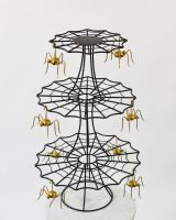 Three Tier Spiderweb Cake Stand