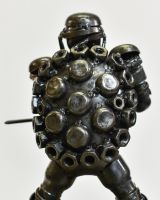 Close Up Of Metal Shell 