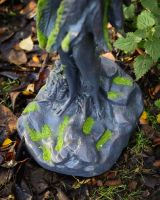 Sylvia resin fairy sculpture Base close up