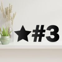 Individual Metal Letters & Numbers 