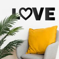 "LOVE" Metal Letters in Black "LOVE" Metal Letters in Black