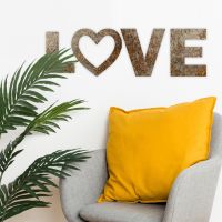 "LOVE" Rustic Finish Metal Letters  "LOVE" Rustic Finish Metal Letters