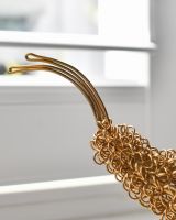 Close up of tail detail on recycled cockerel sculpture