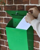Close Up Of Top Opening On The Billingham Post Box