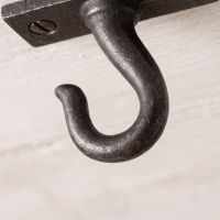 The Blacksmith Heavy Duty Ceiling Chandelier Hook - 65mm Showing the Curved Hook - Digital Illustration
