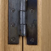 The Blacksmith Straight H-Hinge - 102mm Showing a Close up of the Hinge Mechanism - Digital Illustration