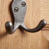 The Cotswold Double Ball-Tip Cast Iron Hook Showing a Close up of the Double Hooks - Digital Illustration