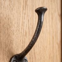 The Cotswold Flared Tip Triple Prong Wall Hook - 125mm Showing a Close up of the Top Prong - Digital Illustration