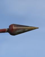 The Flight of Flying Pigs Verdigris Copper Weathervane Showing the Point of the Directional Arrow