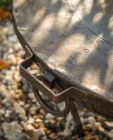 The Kadai Fire Bowl Shield and Snuffer Lid Showing a Close up of One of the Handles - Digital Illustration