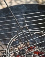 The Kadai Long-Handled Open Fire Toasting Fork Showing a Close up of the Pronged Fork - Digital Illustration