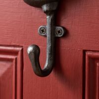 The Songbird Single Cast Iron Coat Hook Showing a Close up of the Hook - Digital Illustration