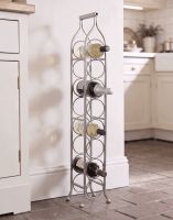 The 117cm ’Monticello’ Space Saving Wine Rack placed on a Stone Tiled Floor in a Contemporary Kitchen - Digital Illustration The 117cm ’Monticello’ Space Saving Wine Rack placed on a Stone Tiled Floor in a Contemporary Kitchen - Digital Illustration