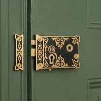 The "Adwick" Deluxe Victorian Rim Lock with Draw Bolt for a Right Handed Door - Digital Illustration The "Adwick" Deluxe Victorian Rim Lock with Draw Bolt for a Right Handed Door - Digital Illustration