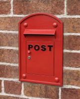 The "Bayswater" Red Post Box on wall