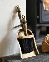 The "Coven Hall" Brush and Pan Set in a Traditional Cottage next to a Fireplace - Digital Illustration The "Coven Hall" Brush and Pan Set in a Traditional Cottage next to a Fireplace - Digital Illustration