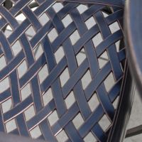 Close-up of the Lattice Design Pattern o the Seat of the Chair Close-up of the Lattice Design Pattern o the Seat of the Chair