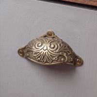 The "Prince of Wales" Drawer Pull on a Light Purple Coloured kitchen Cupboard - Digital Illustration The "Prince of Wales" Drawer Pull on a Light Purple Coloured kitchen Cupboard - Digital Illustration