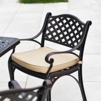Close-up of the Complimentary Cushions on the Chairs
