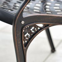 Traditional "Fleur-de-lys" Design on the Legs of the Chair