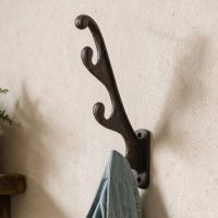 The "The Antler" Quad Iron Coat Hook Fitted onto a Hallway Wall in a Country Home - Digital Illustration The "The Antler" Quad Iron Coat Hook Fitted onto a Hallway Wall in a Country Home - Digital Illustration