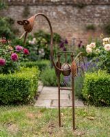 The "Virgil" the Garden Spike Rocker Sculpture in a Decorative Walled Garden - Digital Illustration The "Virgil" the Garden Spike Rocker Sculpture in a Decorative Walled Garden - Digital Illustration