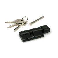 The 30/30 5-Pin Euro Cylinder Thumbturn Lock Keyed Alike in Aged Bronze with Keys and Bolt 
