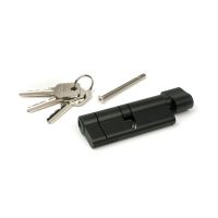 The 35/35 5-Pin Euro Cylinder Thumbturn Lock Keyed Alike in Aged Bronze with Keys and Bolt 