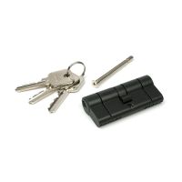 The 5-Pin Euro Cylinder Lock Keyed Alike - 35/35 - Aged Bronze with Bolt and Keys on a White Background The 5-Pin Euro Cylinder Lock Keyed Alike - 35/35 - Aged Bronze with Bolt and Keys on a White Background