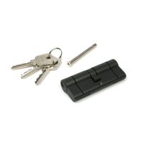 The 5-Pin Euro Cylinder Lock Keyed Alike - 40/40 - Aged Bronze with Bolt and Keys on a White Background The 5-Pin Euro Cylinder Lock Keyed Alike - 40/40 - Aged Bronze with Bolt and Keys on a White Background