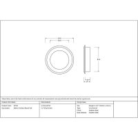 The 60mm Art Deco Round Flush Pull Handle Technical Drawings and Dimensions