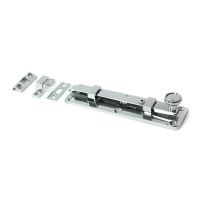 The 6" Classic Straight Window Bolt in a Polished Chrome Finish with Fittings The 6" Classic Straight Window Bolt in a Polished Chrome Finish with Fittings