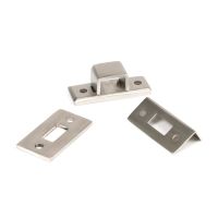 The 6" Satin Stainless Steel Universal Door & Window Bolt with Bridge and Keep 
