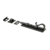 The 6" Shepherds Crook Security Bolt for Windows & Doors in a Bees wax Finish The 6" Shepherds Crook Security Bolt for Windows & Doors in a Bees wax Finish