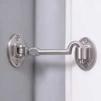 Silent Type Holding Open a White Door in a Modern Home - Digital Illustration 