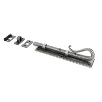 The 8" Shepherds Crook Security Bolt for Windows & Doors in a Pewter Finish The 8" Shepherds Crook Security Bolt for Windows & Doors in a Pewter Finish