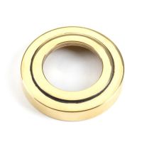 The Aged Brass Art Deco Rose on a White Background The Aged Brass Art Deco Rose on a White Background