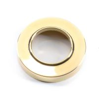 The Aged Brass Tapered Lever Rose on a White Background The Aged Brass Tapered Lever Rose on a White Background