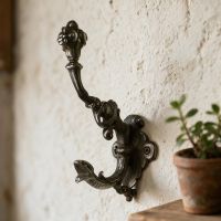 The Akasha Double Hook Shown Close up Mounted on a Wall in a Home Interior - Digital Illustration The Akasha Double Hook Shown Close up Mounted on a Wall in a Home Interior - Digital Illustration