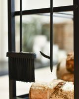 Close Up Of "The Arcus" Complete Fireside Companion Poker And Brush