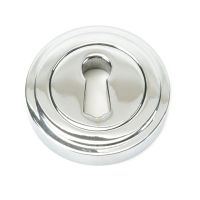 The Art Deco Concealed Standard Keyhole Escutcheon - Polished Chrome on a White Background .jpg The Art Deco Concealed Standard Keyhole Escutcheon - Polished Chrome on a White Background .jpg