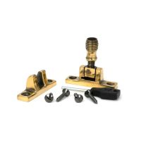 The Beehive Brighton Sash Square Window Fastener - Aged Brass with Components The Beehive Brighton Sash Square Window Fastener - Aged Brass with Components